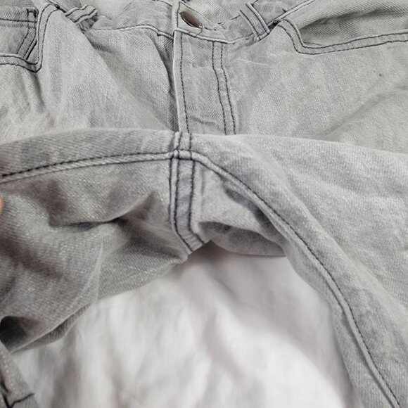 21 Men Gray Mens Size 31 Denim Shorts Casual Outdoors Walking Comfort Summer - Picture 4 of 9